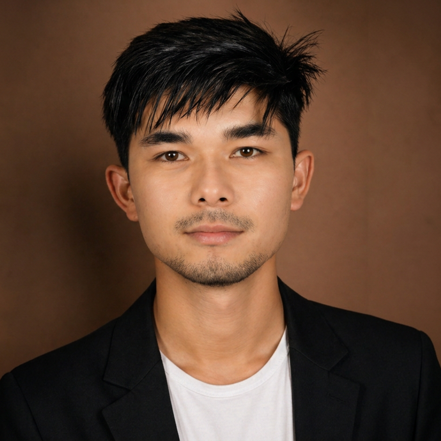 Portrait of Sahadev Katwal in a black blazer